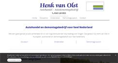 Desktop Screenshot of henkvanolst.nl