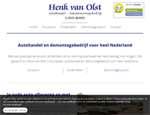 Tablet Screenshot of henkvanolst.nl